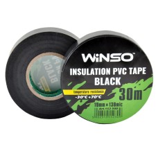 Лента изоляционная ПВХ Winso д.30м, ш.19мм, т.30мк, черная
