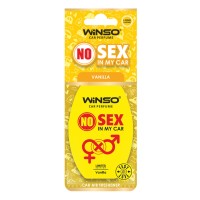 Освежитель воздуха WINSO NO Sex in My Car, целлюлозный ароматизатор, VANILLA