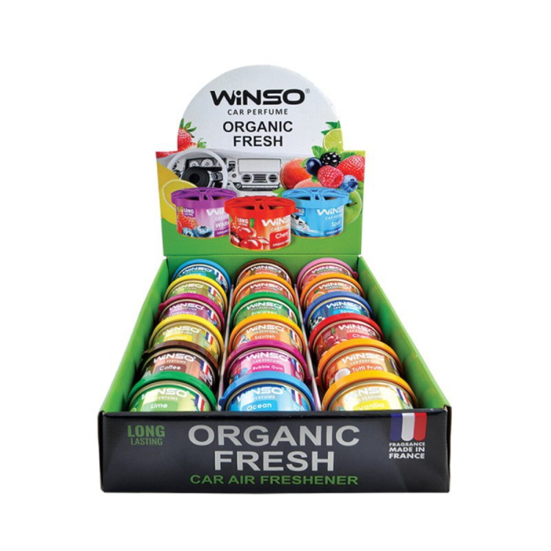 Ароматизатор Winso Organic Fresh MIX №2, 40г 18шт