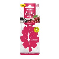 Освежитель воздуха WINSO Lucky Leaf, целлюлозный ароматизатор, Cherry