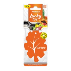 Освежитель воздуха WINSO Lucky Leaf, целлюлозный ароматизатор, Tutti Frutti