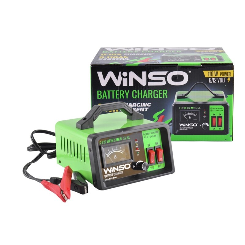 Зарядное устройство АКБ Winso 6/12V, 10А