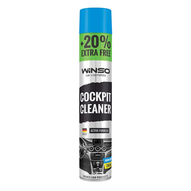 Полироль для панели приборов Winso Cockpit Cleaner Новая Машина, 750мл