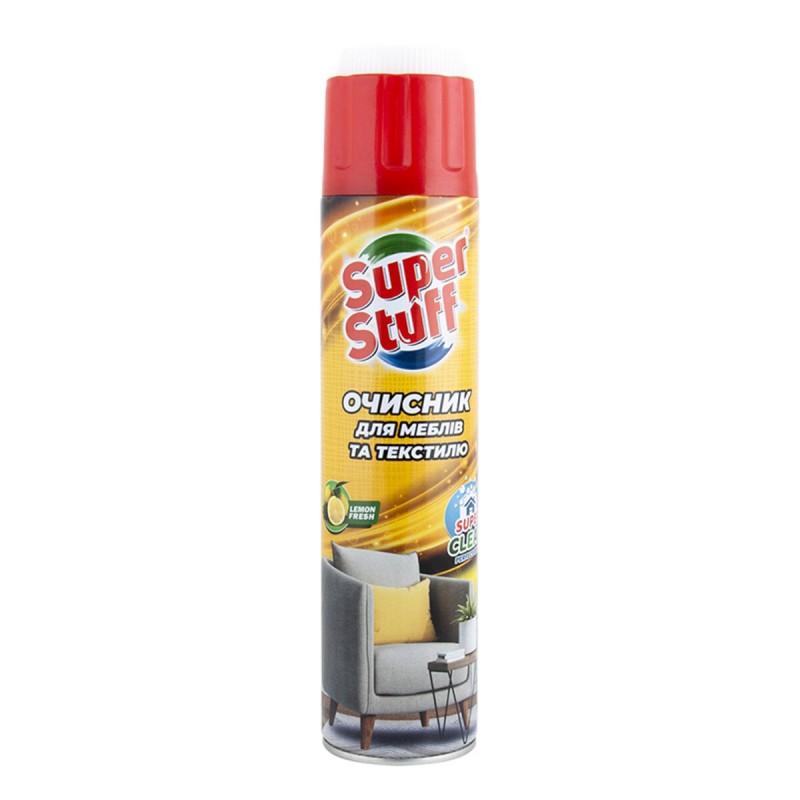 Очиститель Super Stuff для мягкой мебели и текстиля аэрозоль, 650мл