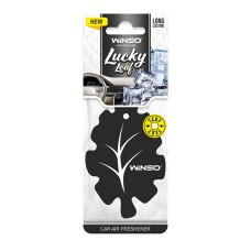 Освежитель воздуха WINSO Lucky Leaf, целлюлозный ароматизатор, Black Ice