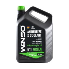 Антифриз Winso Antifreeze & Coolant Green -40°C (зеленый) G11, 5кг