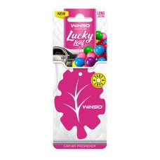 Освежитель воздуха WINSO Lucky Leaf, целлюлозный ароматизатор, Bubble Gum