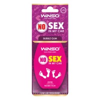 Освежитель воздуха WINSO NO Sex in My Car, целлюлозный ароматизатор, BUBBLE GUM