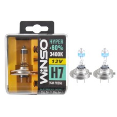 Галогеновая лампа Winso H7 12V 55W PX26d SET HYPER +60%