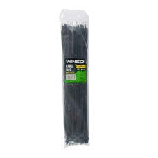 Хомуты Winso пластиковые черные 4,8x380, 100шт