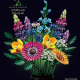 Конструктор Wildflower Bouquet (модель 10313)