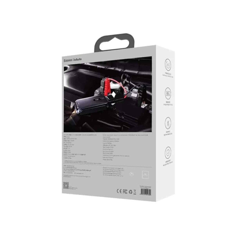 Автомобільний пуско-зарядний пристрій Baseus Super Energy Pro Car Jump Starter (12000mAh)  Black