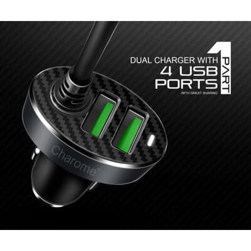 Автомобільний зарядний пристрій CHAROME C7 4-Port