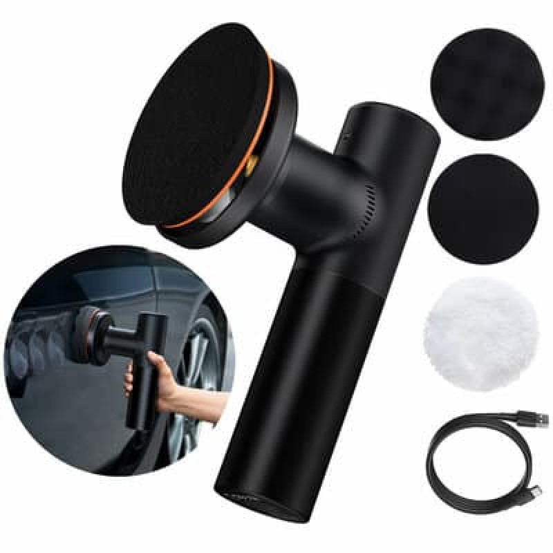 Пристрій для полірування автомобіля Baseus New Power Cordless Electric Polisher Black