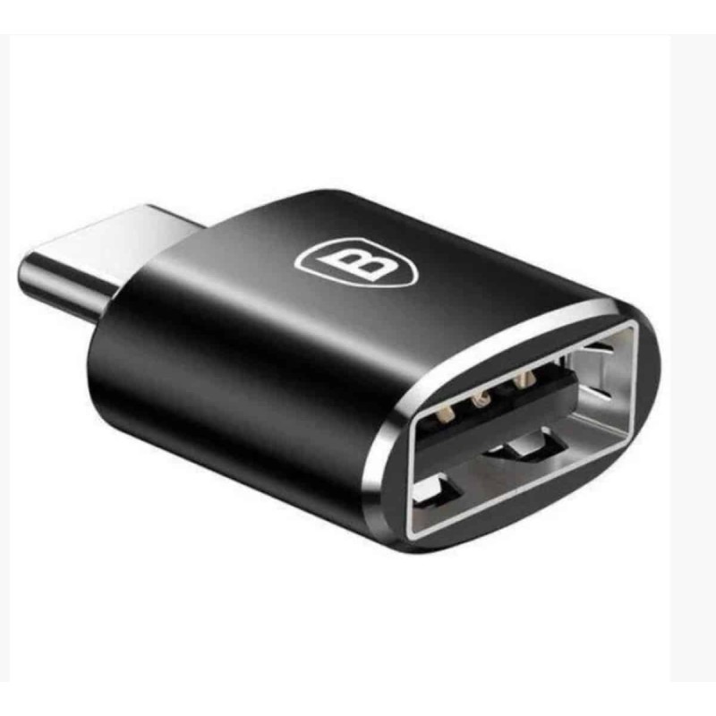 Адаптер Baseus USB Female To Type-C Male Adapter Converter Black