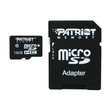 microSDHC (UHS-1) Patriot LX Series 16Gb class 10 (adapter SD)