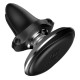 Тримач для мобiльного Baseus Magnetic Air Vent Car Mount Holder with cable clip Black (36145)