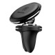 Тримач для мобiльного Baseus Magnetic Air Vent Car Mount Holder with cable clip Black (36145)