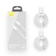 Кабель Baseus Simple Wisdom Data Cable Kit USB to iP PD 20W (2PCS/Set) 1.5m White