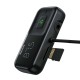 АЗП з FM-модулятором Baseus T typed S-16 wireless MP3 car charger (English) Black