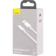 Кабель Baseus Simple Wisdom Data Cable Kit USB to Type-C 5A (2PCS/Set) 1.5m White