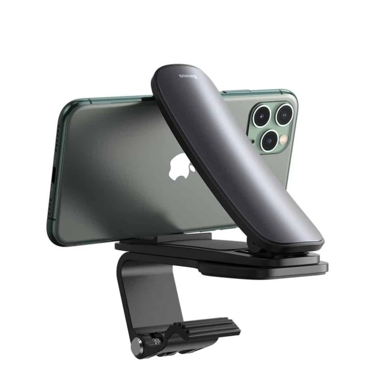 Тримач для мобiльного Baseus Big Mouth Pro Car Mount (Applicable to centre console) Black