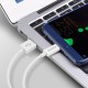 Кабель BOROFONE BX22 USB to Type-C 3A, 1m, PVC, РС connectors, White