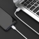 Кабель BOROFONE BX14 USB to Type-C 2.4A, 1m, PVC, TPE connectors, White