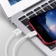 Кабель BOROFONE BX22 USB to Micro 2.4A, 1m, PVC, РС connectors, White