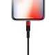 Кабель BOROFONE BX21 USB to iP 2.4A, 1m, nylon, aluminum connectors, Red