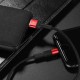 Кабель BOROFONE BX21 USB to iP 2.4A, 1m, nylon, aluminum connectors, Red