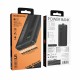 Зовнішній акумулятор BOROFONE BT32 Precious, mobile power bank, 10000mAh 2A Black