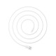Кабель BOROFONE BX22 USB to iP 2.4A, 1m, PVC, РС connectors, White