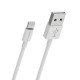 Кабель BOROFONE BX22 USB to iP 2.4A, 1m, PVC, РС connectors, White