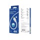 Кабель BOROFONE BX33 USB to Micro 4A, 1m, silicone, PVC connectors, White