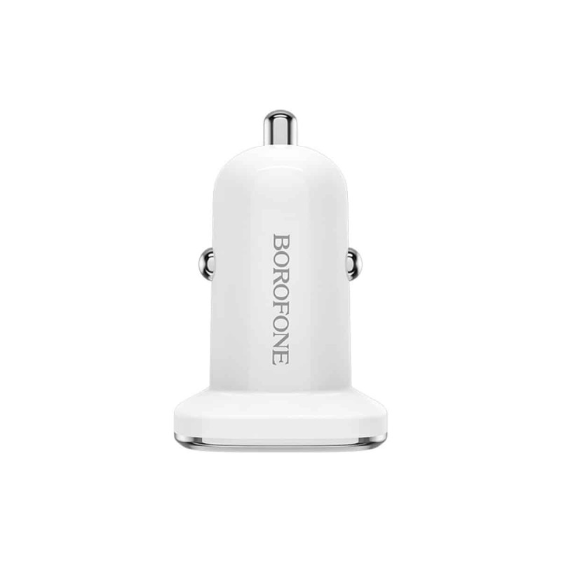 Автомобільний зарядний пристрій BOROFONE BZ12A single port QC3.0  White