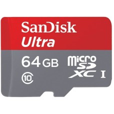 Карта памʼяті microSDXC (UHS-1) SanDisk Ultra 64Gb class 10 A1 (120Mb/s)
