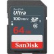 SDHC (UHS-1) SanDisk Ultra 64Gb class 10 (100Mb/s)