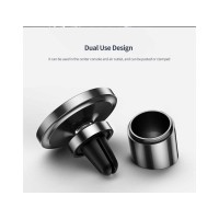 Тримач для мобiльного Baseus Magnetic Car Mount (For Dashboards and Air Outlets) Black