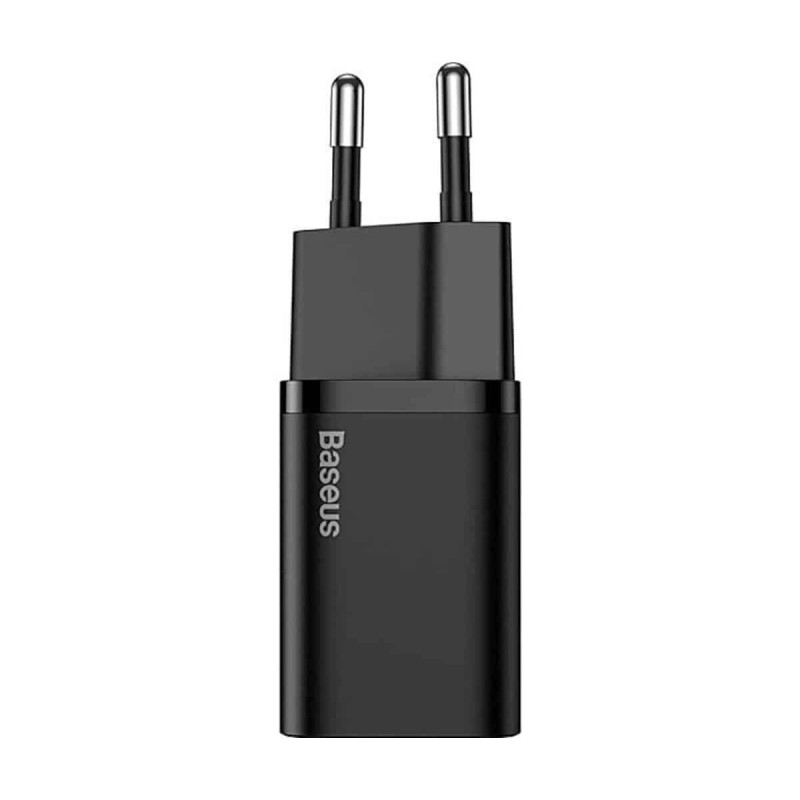 Мережевий зарядний пристрій Baseus Super Si Quick Charger 1C 20W EU Black