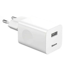 Мережевий зарядний пристрій Baseus home charger 1USB QC3.0 12V 2A white