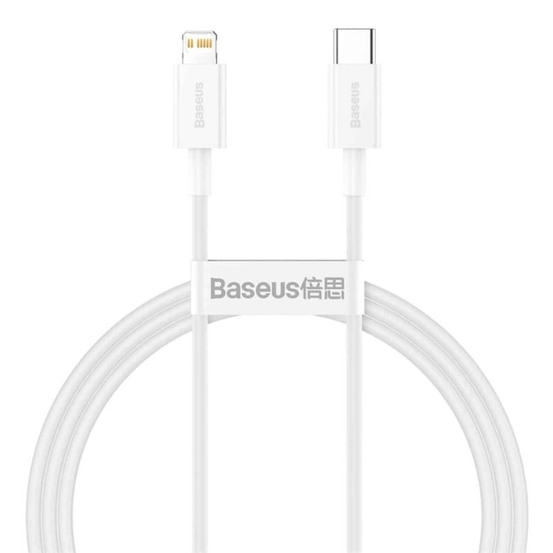 Кабель Baseus Superior Series Type-C to IP PD 20W 1m White