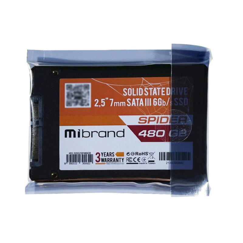 SSD Mibrand Spider 480GB 2.5" 7mm SATAIII Bulk