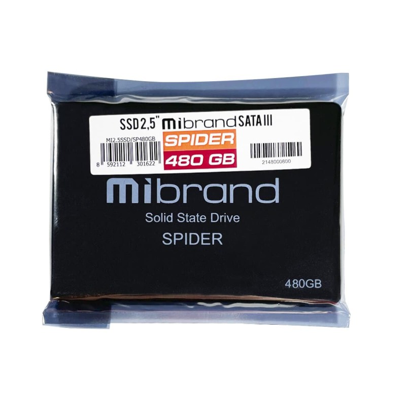 SSD Mibrand Spider 480GB 2.5" 7mm SATAIII Bulk