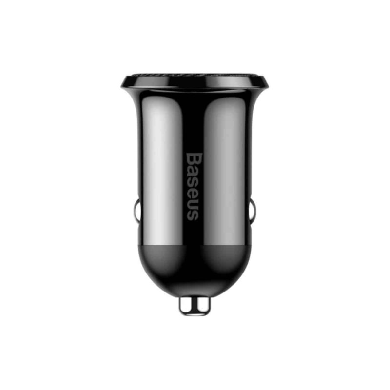 Автомобільний зарядний пристрій Baseus Grain Pro Car Charger (Dual USB 4.8A ) Black