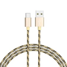 Кабель BOROFONE BX24 Ring current Type-C 1m, Gold