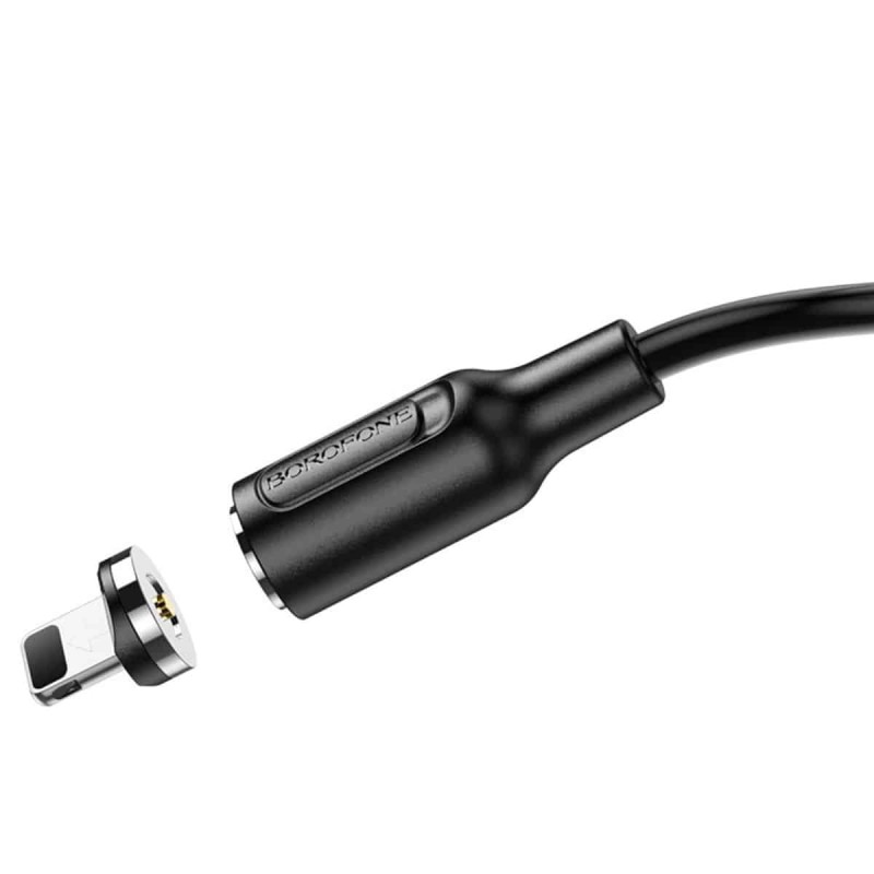 Кабель BOROFONE BX41 Amiable magnetic charging cable for Lightning 2.4A 1m Black