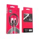 Кабель BOROFONE BU12 USB to Micro, 2.4A, 1.2m, silicone, zinc connectors, light indicator, Black