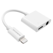 Адаптер BOROFONE BV12 Lightning to 3.5 Digital audio converter White