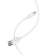 Кабель BOROFONE BX14 USB to Micro 2.4A, 3m, PVC, TPE connectors, White
